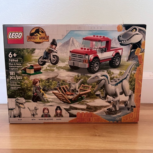 Lego Other - LEGO JURASSIC WORLD Set "BLUE & BETA VELOCIRAPTOR CAPTURE" #76946 New